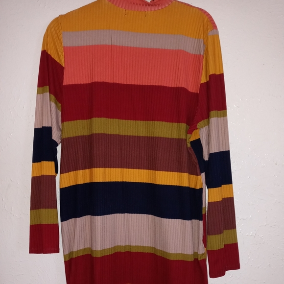 Color Block Knit Dress - Picture 2 of 3